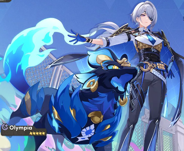 Honkai Nexus Anima Olympia, acting Director of the True Nexus Syndicate, with her Anima Noctumbra